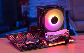 Aerocool Rime 4 Processor Air cooler 12 cm Black 1 pc(s)