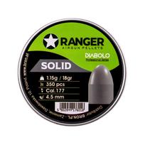 4.5 mm RANGER Diabolo Professional Solid semi-round shot 350 rounds. 1,15 g