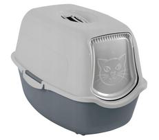 DIAMENTIQ BAYA light grey/dark grey -  cat litter box - 55,5 x 40 x 38,7 cm
