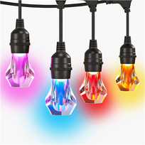 Nanoleaf Essentials Matter Smart Multicolour Outdoor String Lights Starter Kit, 30m | 16M+