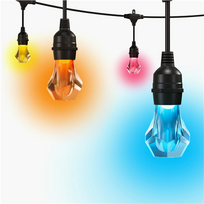 Nanoleaf Essentials Matter Smart Multicolour Outdoor String Lights Starter Kit, 15m | 16m+