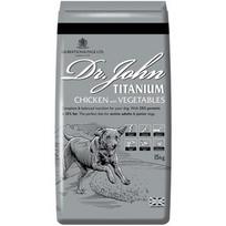 DR JOHN Titanium Chicken - sausas maistas šunims - 15kg