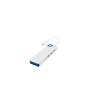 Hyper HyperDrive Flex 8 Port USB-C Hub, White/Blue | HD4102BUGL | HDMI ports quantity 1