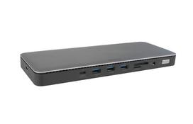 USB-C jungčių stotelė, triple display, 2x HDMI/DP, USB-C/USB-A/RJ45/SD/3.5mm, PD 96WPD 96 W15-in