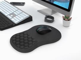 Ergonominis pelės kilimėlis su atrama riešui DELTACO / MA-0100