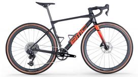 Gravel dviratis BMC Kaius 01 FOUR Rival AXS Juoda/Neoninė raudona (2026 m.) – 54, 54