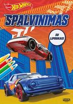 Hot Wheels. Spalvinimas su lipdukais, Hot Wheels. Spalvinimas su lipdukais