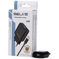 Beline Charger 30W USB-C + USB-C cable, black Beli02176