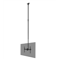 NeoMounts CL35-440BL16XL Monitor/TV Ceiling Mount | Adjustable Height, Rotation, Tilt, Swivel | 37-70" | Maximum Weight Capacity: 50 kg | Black