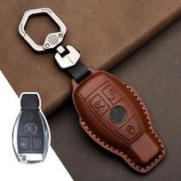 Originalios odos automobilio rakto dėklas-dangtelis Mercedes-Benz W203 W210 W211 Amg W204 C E S Cls Clk Cla Slk Classe Smart Automobilio raktų pakabukas black