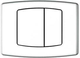 Nuleidimo mygtukas KK-Pol Button M04 baltas Spp/361/0/KSifonai, rėmeliai