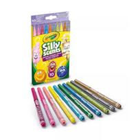 Crayola Silly Scents: Kvapnus, plonas flomasterių rinkinys - 10 vnt.