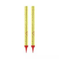 Auksinio spalvos tortų fejerverkai, 18 cm - 2 vnt. pakuotė