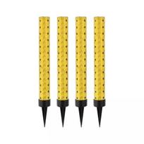 Auksinė-juoda žvaigždėta torto fejerverka, 12 cm - 4 vnt