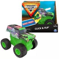 Monster Jam - Klik ir pasuk: Grave Digger atgal traukiamas mašinytė