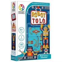 Išmanieji žaidimai: logikos stalo žaidimas Robotų stūmimas