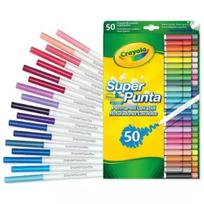 Crayola: Ploni ir stori plaunami flomasteriai rinkinys - 50 vnt