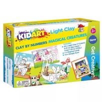Kid Art: Lipdant pagal numerius! Modeliavimo molio rinkinys - Magiškos būtybės