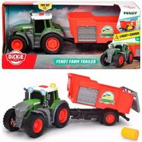 Dickie: Fendt 939 Vario traktorius su priekaba - Su šviesos ir garso efektais