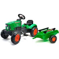 Falk: Traktorius „Supercharger“ su priekaba – žalias