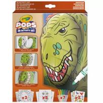 Crayola POPs: 3D veiklos knyga – Dinozaurai