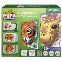 Crayola POPs: 3D mega rinkinys – Džiunglės