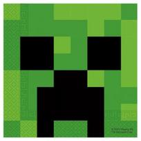 Minecraft: servetėlės su Creeper dizainu - 20 vnt