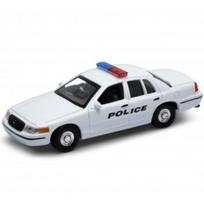 Welly CityDuty: 1999 m. Ford Crown Victoria policijos žaislinis automobilis, 1:34