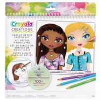 Crayola Creations: Makiažo eskizų portfelio rinkinys