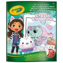 Crayola spalvinimo ir lipdukų knygelė - Gabi lėlių namas
