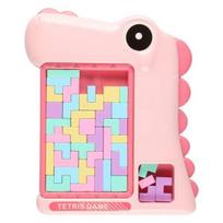 Dinozaurų formos tetris žaidimų lenta - Rausva