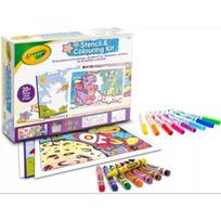 Crayola: Dažų rinkinys su trafaretais