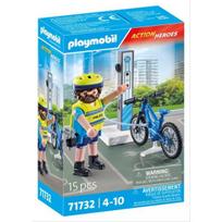 Playmobil: Dviračių policininkas su įkrovimo stotele