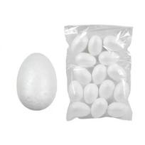 Putų polistireno kiaušiniai - 8 cm, 15 vnt. pakuotė