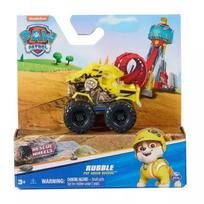 Šunyčių patrulis: Pup Squad lenktynininkas mažalietis automobilis, 1:64 - Rubble