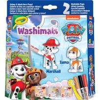 Crayola Washimals: Plaunamos figūrėlės iš "Paw Patrol", 2 vnt - Marshallas ir Zuma