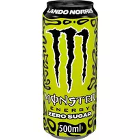 Energinis gėrimas su saldikliu MONSTER LANDO NORRIS, 500 ml