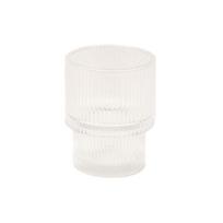 Flat white stiklinė CHiATO, 200 ml – su grioveliais