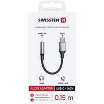 Swissten USB-C to Jack 3.5mm Audio Adapter 15cm 73502311