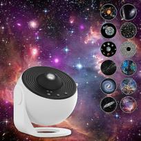 Projektorius HD Focus Galaxy projector, baltas