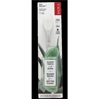 RADIUS BIG BRUSH SOFT, dantų šepetėlis keičiama galvute kairiarankiams (įvairių spalvų)