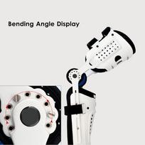 Calf Ankle Foot Fixed Bracket Orthosis Ankle Leg Knee Stabilizer Hinged Orthosis Support Brace Adjustable Fracture Protector PE Plastic right