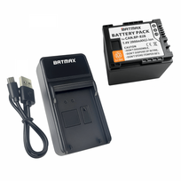 Canon akumuliatorius BP-828 3000 mAh + greitasis LED pakrovėjas