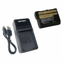 Nikon EN-EL15 akumuliatorius 2280 mAh + greitasis LED pakrovėjas