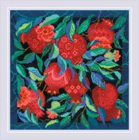 Panel/Cushion Pomegranate Garden. Siuvinėjimo rinkinys iš RIOLIS Nr.: 2269