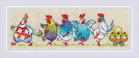 Cluck-Cluck. Siuvinėjimo rinkinys iš RIOLIS Nr.: 2266