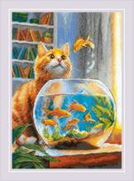 Ginger Observer. Siuvinėjimo rinkinys iš RIOLIS Nr.: 2218