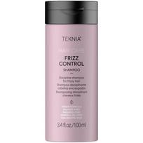 Šampūnas plaukams LAKME Teknia Frizz Control Shampoo LAK44413, garbanotiems, nepaklusniems plaukams, 100 ml
