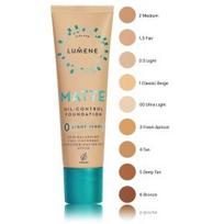 Lumene Matte Oil Control Foundation SPF20 apsauginis matinį efektą suteikiantis makiažo pagrindas - 1 Classic Beige