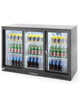 Baro šaldytuvas gėrimams 3 durų 6 lentynos 300 W 303 l - Hendi 235836